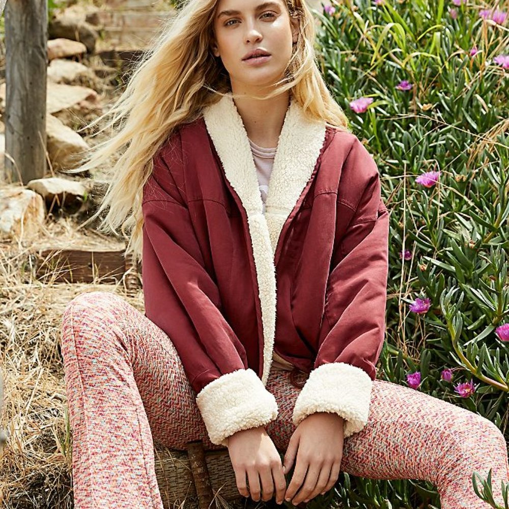 Free People Mix It Up Reversible Jacket